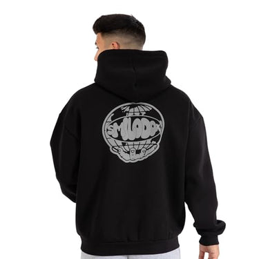 SMILODOX Hoodie Herren Vlery, Oversize Kapuzen Pullover, Langarm Hoody, Bequemes Sweatshirt, Optimaler Sewater für Sport, Fitness und Alltag, Pulli Bequem und Vielseitig Kombinierbar im Sale